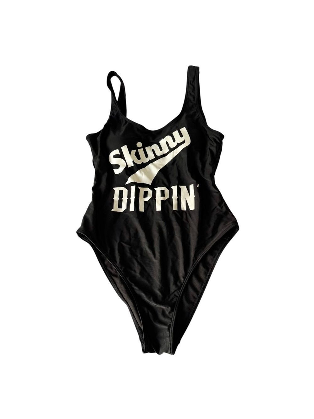 Skinny Dippin Black One-Piece Swimsuit
